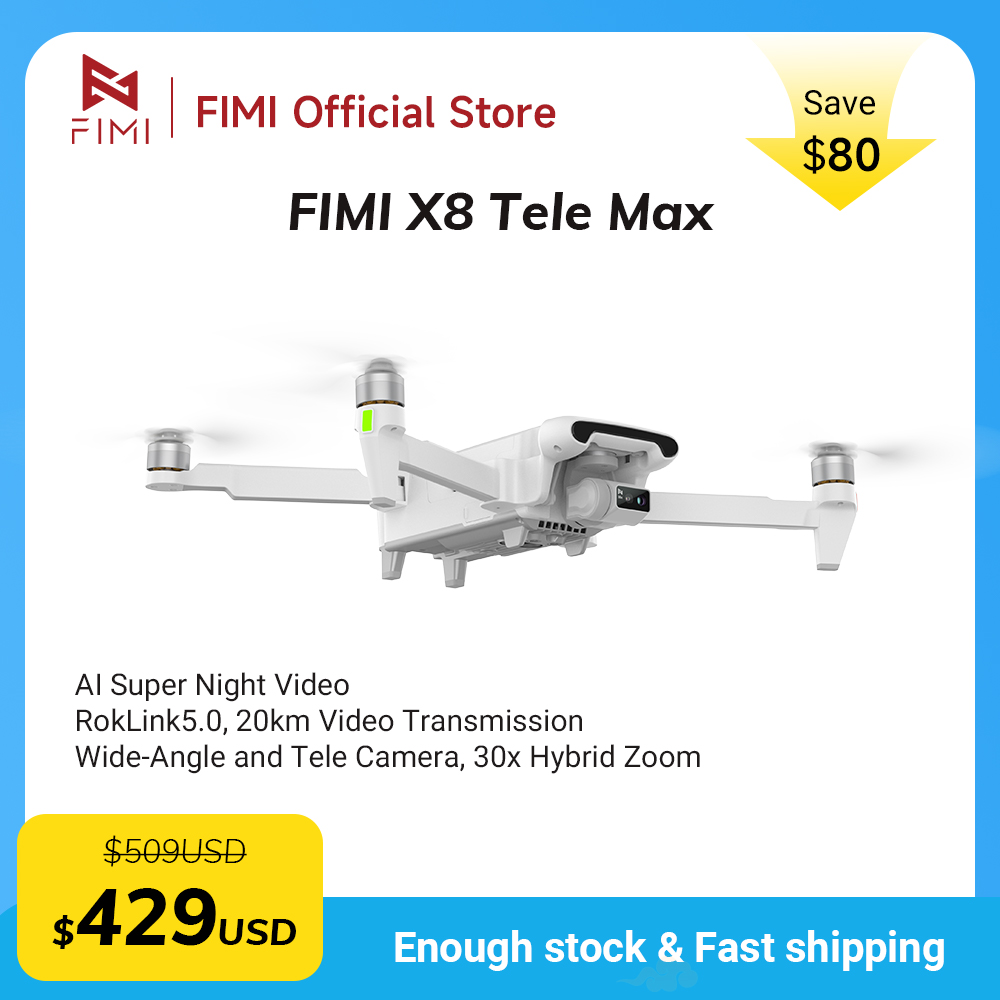 Drone Gimbal 3 Axis - FIMI X8 Tele Max New Drone