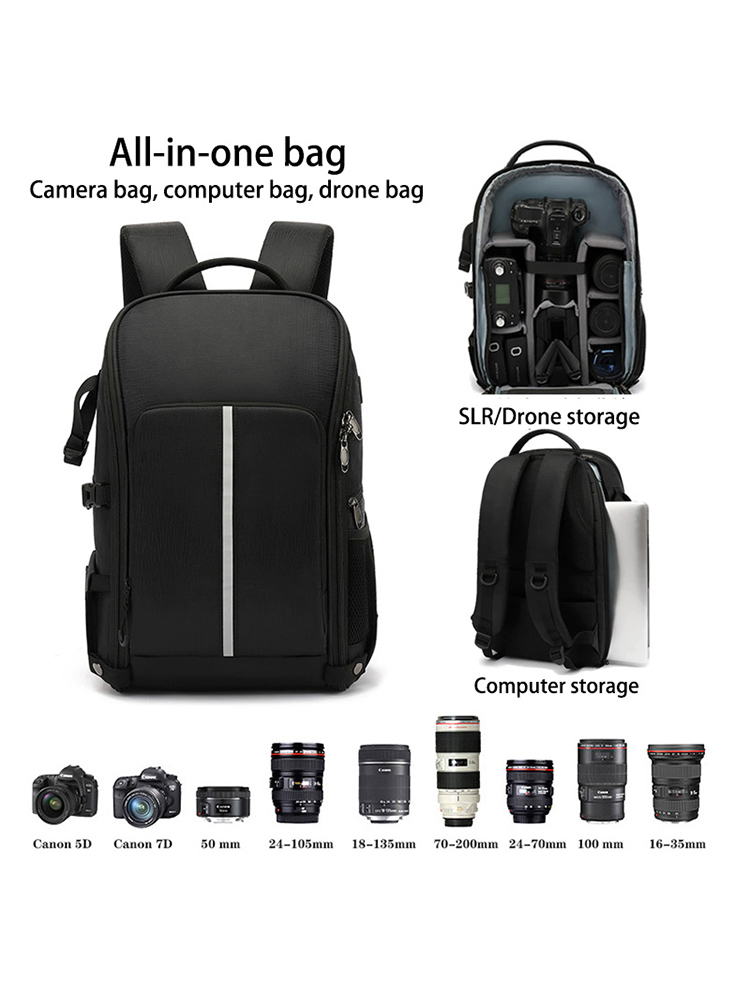 Drone Gimbal Mount - Outdoor Photography Backpack DSLR Camera Bag