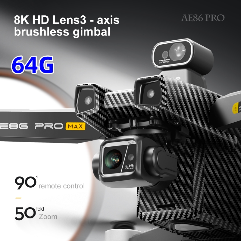 Drone Gimbal 3 Axis - AE86 PRO MAX GPS Drone Professional