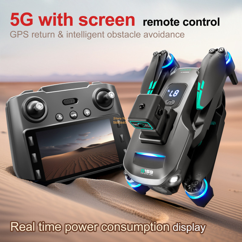 8K Dual Camera 5G WIFI FPV Rem - огляд і ціна Drone Gimbal Brushless