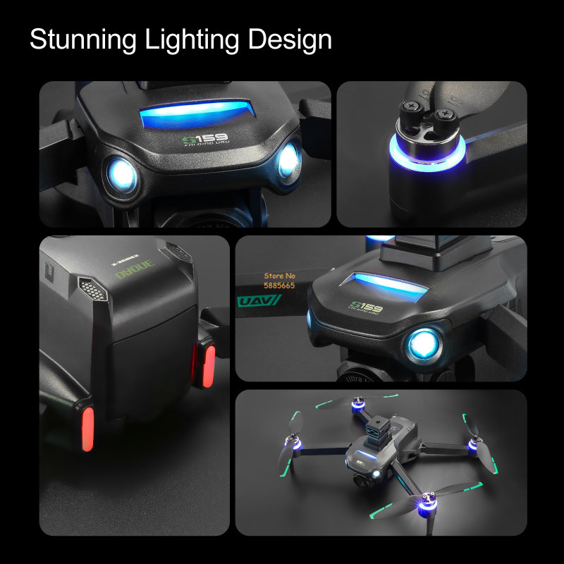 8K Dual Camera 5G WIFI FPV Rem - огляд і ціна Drone Gimbal Brushless