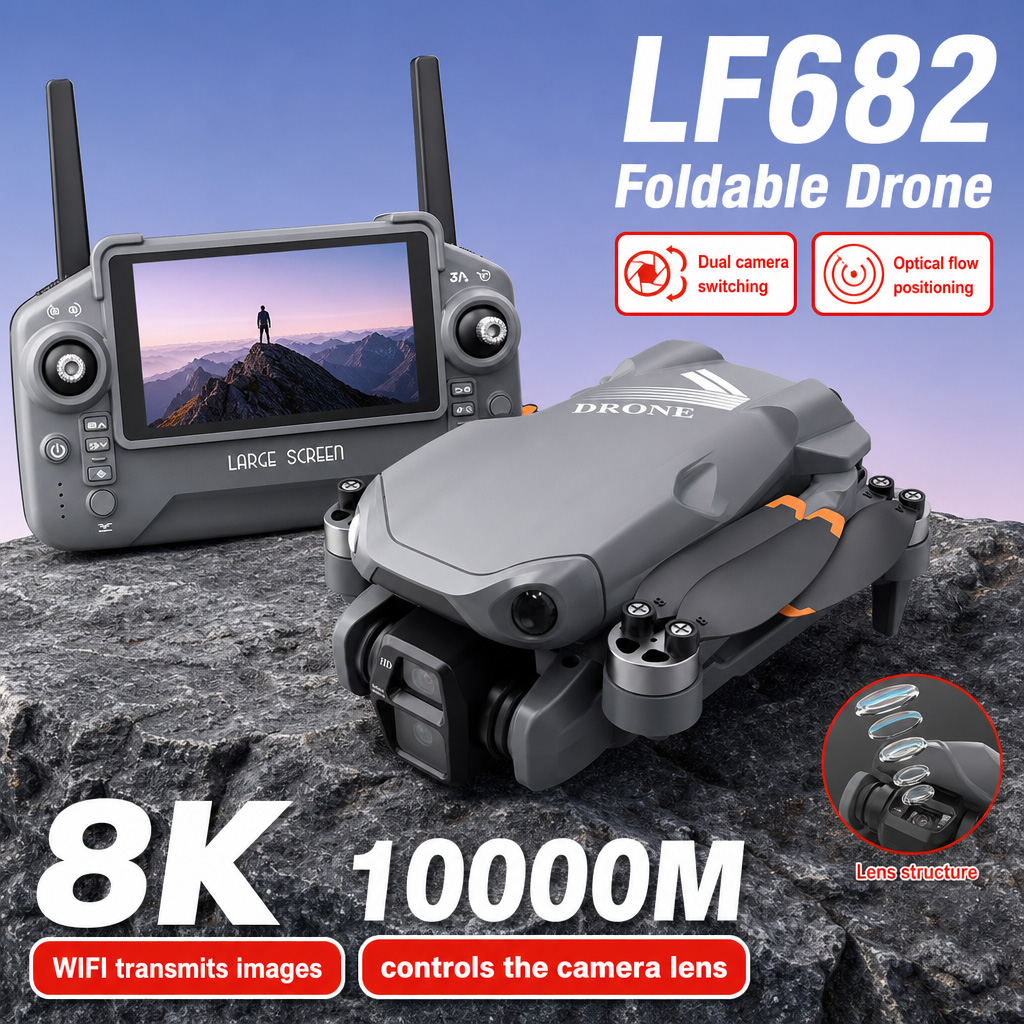 Aerial Photo LF682 Drone 8K HD - огляд і ціна Drone Gimbal 2 Axis