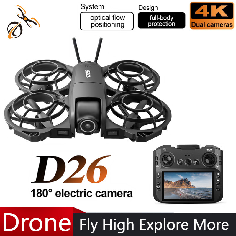 D26 Drone 4K Aerial HD 180° Ca - огляд і ціна Drone Gimbal 2 Axis