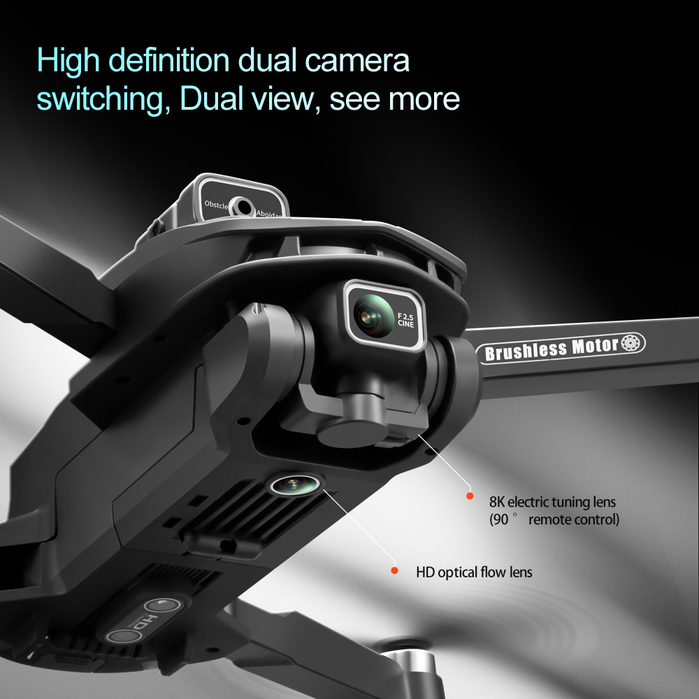 V168 PRO Max GPS Drone 8K Prof - огляд і ціна Drone Gimbal Brushless