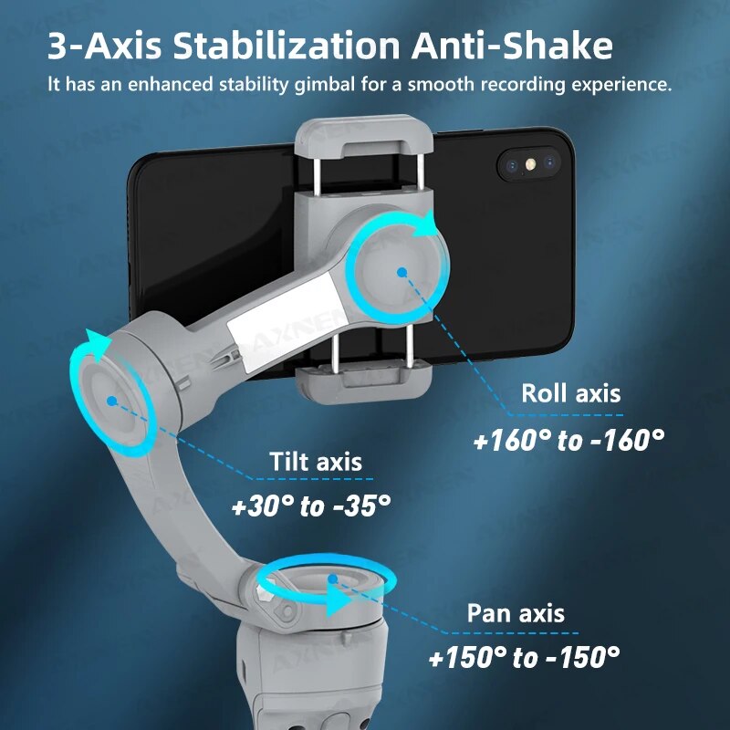HQ6 3-Axis Gimbal Handheld Sta - огляд і ціна Drone Gimbal For Gopro
