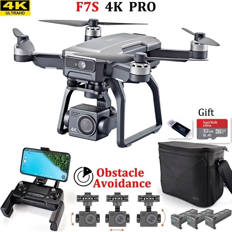 SJRC F7s 4K PRO Drone 4K obsca - огляд і ціна Drone Gimbal Brushless
