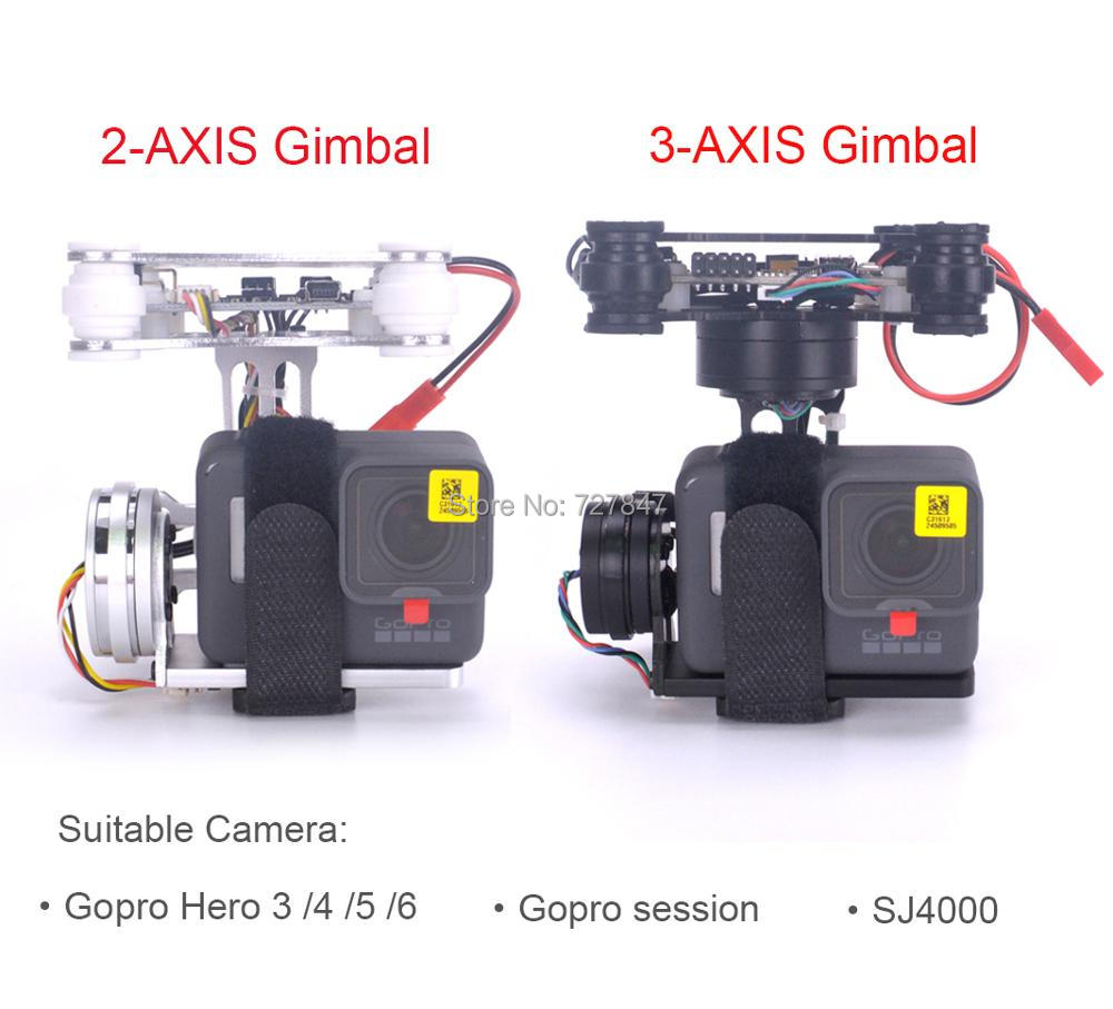 RTF FPV 3-AXIS / Lightweight 2 - огляд і ціна Drone Gimbal For Gopro Hero