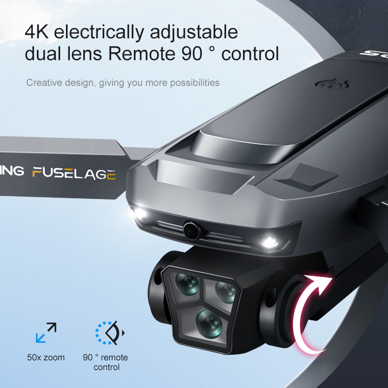 K811MAX Quadcopter Drone: Brus - огляд і ціна Drone Gimbal Brushless
