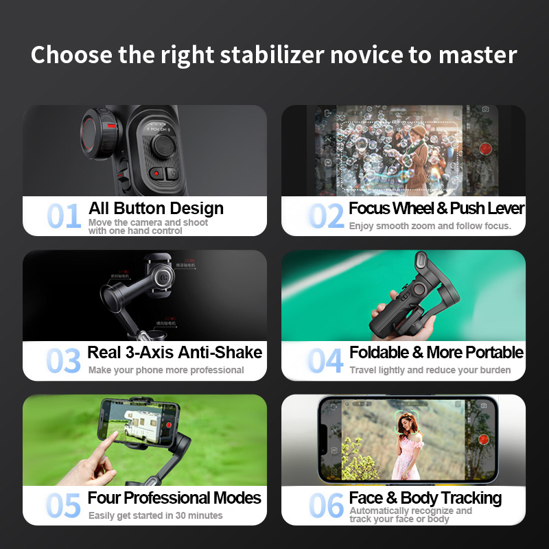AOCHUAN 3-Axis Handheld Gimbal - огляд і ціна Drone Gimbal For Gopro