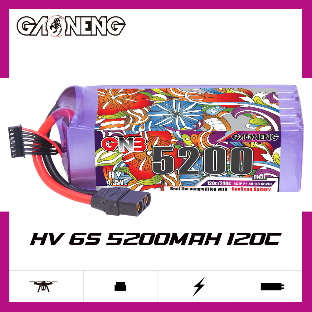 GNB Lipo Battery 6S 22.8V 3000 - огляд і ціна Drone Gimbal Controller