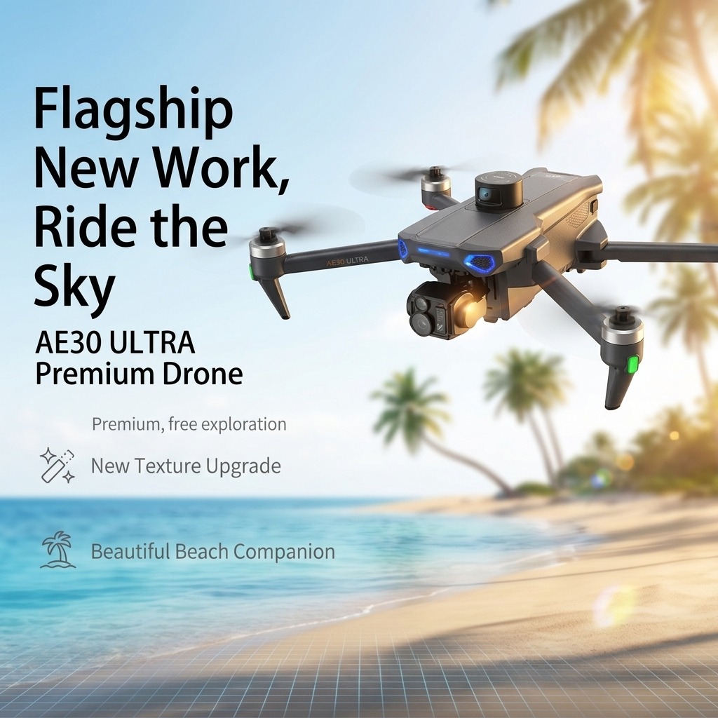 NEW AE30 Ultra GPS Drone 4K Pr - огляд і ціна Drone Gimbal 3 Axis